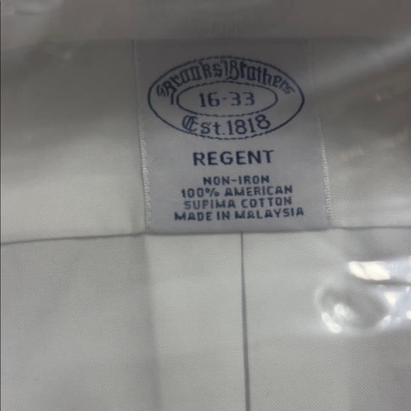 Brooks Brothers Classic White Dress Shirt - Picture 3 of 5